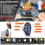 PB-403R FOCUS Meian 868MHz Alarme Système 6 Télécommande Désarmement Fil Sécurité Domotique Connecté SOS Fonctions Sans Armement