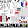 Garage M PACK FOCUS ST-VGT 3G Ethernet Surveillance sans Système 868MHz Connecté GSM Sans-Fil TCP-IP abonnement Alarme Maison Sé