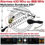 Focus ST-VGT TCP/IP GSM 2G/4G Sans-fil Connecté WEB 868MHz Alarme FOCUS SmartPhone Système 3G Application Meian TCP-IP Sécurité 