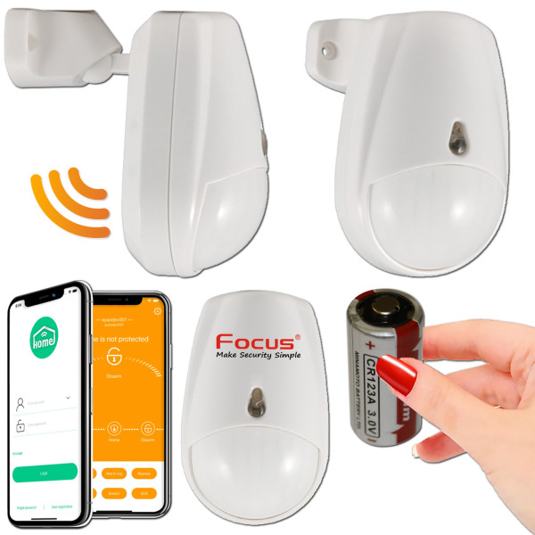 Capteur Présence Protection ORIGINAL Pyroélectrique Connecté Sécurité Fil MC-335R Animaux IP Meian Détection Radar Immunité Sans